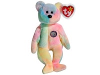 1 x ty beanie babies - b.b. the ty-dyed birthday teddy bear - Newegg.com
