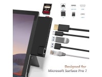 Surface Pro 7 Hub Docking Station with 4K HDMI Adapter+1000M... USB C PD Charging +2 Port USB 3.0+SD/TF(Micro SD... 