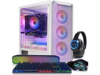 STGAubron Gaming Desktop PC,AMD Ryzen 7 5700X up to 4.6G,GeForce RTX 3060 12G GDDR6,32G DDR4,1T SSD,WiFi,BT 5.0,RGB Fan x 7,RGB... 