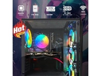 STGAubron Gaming Desktop PC, Radeon RX 580 8G GDDR5, Intel 10th Gen G5905 3.5G, 16G RAM, 1T SSD, WiFi, BT 5.0, RGB Fan x 4, RGB... 