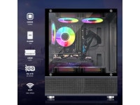 STGAubron Gaming PC Computer Desktop, Radeon RX 470 8G, Intel 10th Gen G5905 3.5GHz, 16GB DDR4 RAM, 512GB SSD, 600M WiFi, BT 5.0... 