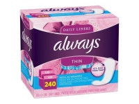 Always Dailies Thin Liners (240 Count) - Newegg.com