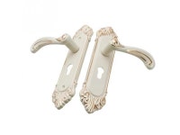 Vintage Interior Door Lock Wood Silent Locker Handle Door Lock for Home Security Lockset door hardware Por bloqueo Per blocco... 