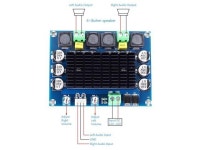 Voice Audio Amplifier Module Stereo DC 12V 24V TDA7498 100W... ca Voice Audio Amplifier Module Stereo DC 12V 24V TDA7498 100W... 