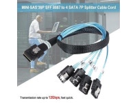 G0101 0.5m MINI SAS Cable 36P SFF 8087 to 4 SATA 7P Splitter Cord Point-to-Point Connection Storage System More Flexible - Newegg.ca