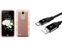 6] Heavy Duty Case - (Rose Gold), Sync Charge Micro USB Cable [3.3 Feet] and Atom Cloth - Newegg.com