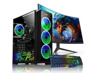 AQVIN ZForce Gaming Desktop Computer Windows 11 Pro High-Performance PC - AMD Ryzen 7 2700 Octa-Core Processor | GeForce RTX 3050... 