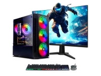 AQVIN - AQ10 - Gaming PC Desktop - Intel Core I7 ,Geforce GTX 1050Ti 4GB , 1TB SSD , 32GB DDR4 RAM ,27 -Inch Curved Gaming... 