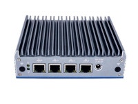 Din Rail Side Mount Micro Firewall Appliance, Mini PC, HUNSN RX12b, J4125, VPN, Router PC, AES-NI, DP, HDMI, COM, SIM Slot, 4 x... 
