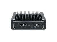 Fanless Mini PC, Industrial Computer, I5 8250U 8260U, HUNSN BX01, 2 x COM, SIM Slot, HDMI, DP, 2 x LAN, Vesa Mount, WOL, PXE... 