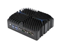 HUNSN Fanless Mini PC, Industrial Computer, Core I7 1255U, BX10, TPM2.0, SIM Slot, 2 x COM, 2 x LAN, 2 x HDMI, Vesa Mount, WOL... 