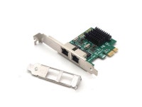 Network Card Gigabit Ethernet PCI-Express Network Card 1000M PCIE 2 Port RJ45 NIC Server Lan Adapter For PC Desktop - Newegg.com