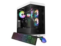 iBUYPOWER Y40 Pro White Gaming PC Desktop - AMD Ryzen 7 9700X - NVIDIA GeForce RTX 4070 Ti Super 16GB - 32GB DDR5 RGB - 1TB NVMe... 