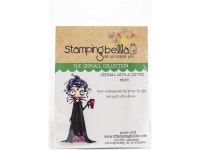 Stamping Bella Cling Stamps-Oddball with A Coffee, Blue - Newegg.com