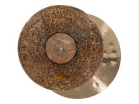 Meinl Cymbals Byzance 15 Extra Dry Medium Thin Hihats, Pair — MADE IN TURKEY — Hand Hammered B20 Bronze, 2-YEAR, B15EDMTH... 
