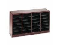 Wood/Fiberboard E-Z Stor Sorter, 24 Sections, 40 x 11 3/4 x 23, Mahogany - Newegg.com Wood/Fiberboard E-Z Stor Sorter, 24... 