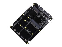 2 In 1 M.2 B+M Key Mini PCI E or mSATA SSD to SATA III Adapter Card for Full Msata SSD/ 2230/2242/2260/22x80 M2 - Newegg.com