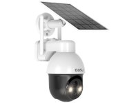 Zell Solar Security Camera Wireless Outdoor With Panoramic Ptz, Human Auto Tracking, 2K Night Vision, Light And Sound Alarm, 2... 