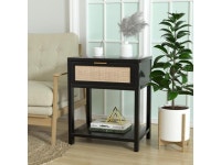 Hallway, H0020 - Newegg.ca Zell 24 H Wood Black Nightstand,Mid... Side Table For Bedroom, Sofa End For Hallway, H0020 - Newegg.com