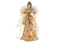 Ivory and Gold Angel Christmas Tree Topper 17 Inch J6060 New - Newegg.com