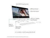 AMD Ryzen 5 3500U Processor, 8 GB RAM, 1 TB Hard Drive, 256 GB SSD, Windows 10 Home (24-F1060, White) (5QB24AA#ABA) - Newegg.com