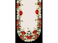 Sinobrite H0775 Red Poppy Oval Runner 16 x 54 in. - Newegg.com