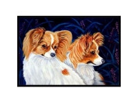 Carolines Treasures 7241MAT 18 x 27 in. Papillon Indoor Outdoor Mat - Newegg.com