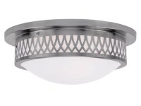 Livex 7353-91 Westfield Semi-Flush Mount Brushed Nickel - Newegg.com