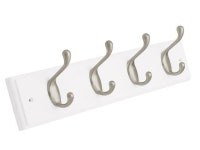 Brainerd RFMR4DJ-WSN-L1 18-Inch Hook Rail/Coat Rack with 4 Heavy Duty Coat an... - Newegg.com Brainerd RFMR4DJ-WSN-L1 18-Inch... 