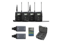 Sennheiser ew 100 ENG G4 Wireless Microphone Combo System (2-Pack) with iSeries System Case for 2 Sennheiser ENG System & 4-Hour... 