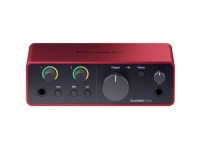 Focusrite Scarlett Solo USB-C Audio Interface (4th Gen) Bundle with Mackie CR3-X Creative Reference Series 3 Multimedia Monitors... 