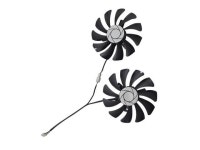 1 Pair Graphics Card Fan 85Mm Ha9010H12F-Z 4Pin Cooler Fan Replacement For Msi Gtx 1060 Oc 6G Gtx 960 P106-100 P106 Gtx106... 
