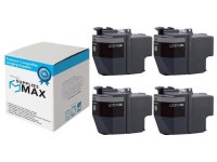 SuppliesMAX Compatible Replacement for Brother MFC-J5330/J5335/J5730/J76530/J6830DW Black Super High Yield Inkjet (4/PK-3000 Page... 