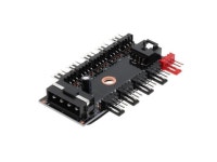 PC Cooler Fan Power Cable 1 to 10 Way 4Pin Fan Hub Splitter Cable PWM 3Pin - Newegg.ca