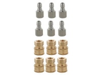 12Pcs Pressure Washer Hose Connector 1/4 G Quick Coupler Male & Female - Newegg.ca 12Pcs Pressure Washer Hose Connector 1/4... 