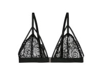Women Sexy Bralette Lace Skeleton Black Bra Sleep Wear Fashion Lady Tops S - Newegg.com