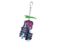Safe Pet Wooden Chew Toys Non-toxic Cage Hanging Toys For Birds Grape - Newegg.com