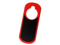 Blank Two-sided Mini Wooden Door Hanger Sign Warning Tag Black and Red - Newegg.com