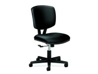 Volt Task Chair Leather Computer Chair for Office Desk Black H5701 - Newegg.com