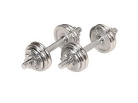 Health SJTT9 14 and Fitness 33Pound Dumbbell Chrome Set - Newegg.com