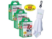 3 TwinPacks of 10 Instax Mini Film 60Sheets | Designed for Mini 8 Mini 9 Camera | Develops and Prints Photos Instantly | Bonus... 