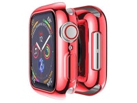 Compatible with Apple Watch Case 40mm Red Plated Soft TPU AntiScratch ShockProof Protective Cover Slim Bumper for Apple Iwatch... 