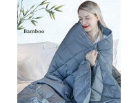 60x80 Queen | 17lbs for 160180lbs Individual | Breathable Bamboo with Premium Micro Glass Beads - Newegg.com