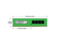 A-Tech 32GB (2x16GB) DDR4 2400MHz DIMM PC4-19200 UDIMM Non-ECC Unbuffered 2Rx8 1.2V CL17 288-Pin Dual Rank Desktop Computer RAM... 