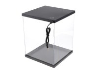 Clear Acrylic Plastic Display Box Case Dustproof Protection with Lights LED - Newegg.com