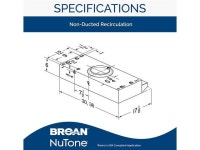 BROAN 30 Duct Range Hood White 423001 - Newegg.com