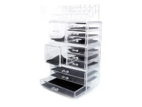 SF-1122-10 4Pcs / Set Plastic Cosmetics Storage Rack Transparent - Newegg.com SF-1122-10 4Pcs / Set Plastic Cosmetics Storage... 