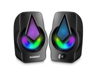 ELEGIANT PC Speakers 2.0 USB Powered Stereo Volume Control with... 5mm for PC Cellphone Tablets Desktop Laptop - Newegg.com