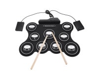 iword G4009 9 Pads Electronic Drum Portable Roll Up Drum Kit USB MIDI Drum with Drumsticks Foot Pedal for Beginners - Newegg.com