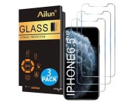 for Apple iPhone 11 Pro MaxiPhone Xs Max Screen Protector 3 Pack 65 Inch 20192018 Release Tempered Glass 033mm Anti Scratch... 